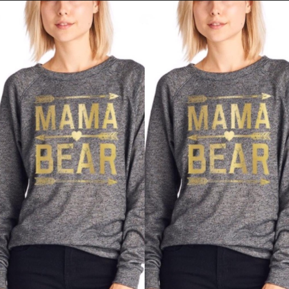 Color Bear Lightweight Crewneck MAMA BEAR 🐻